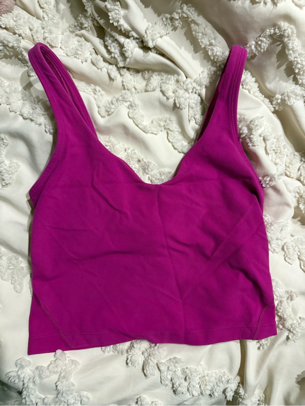 lululemon athletica Fuchsia Scoop Neck Tank